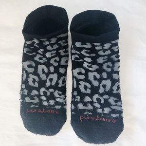 Pure Barre Cheetah Socks